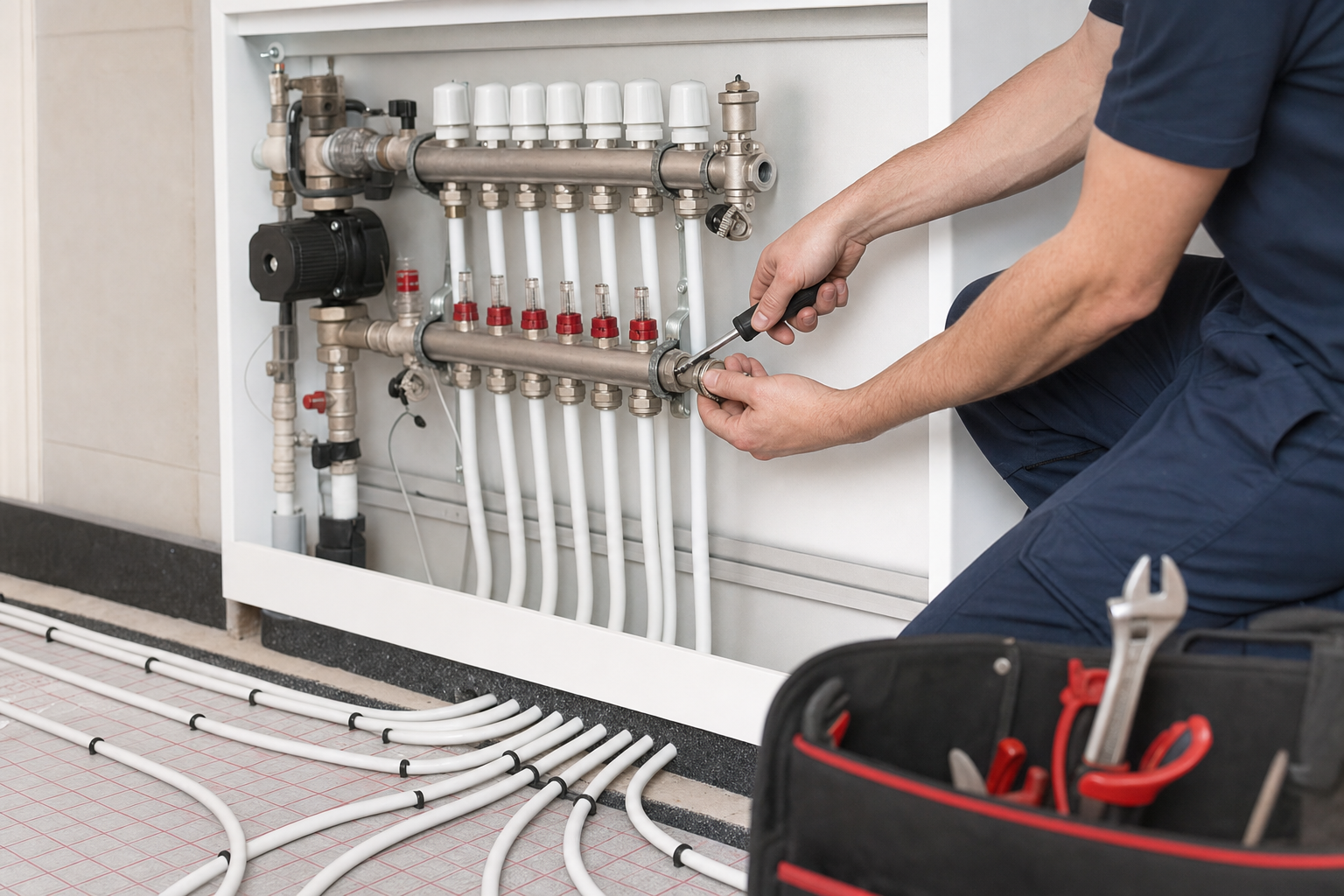 Underfloor Heating Elm Park service image